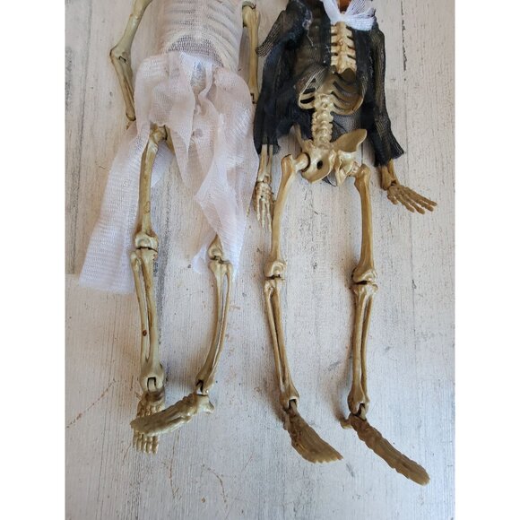 Skeleton pumpkin hanging Jack O'Lantern Halloween home decor set - Picture 5 of 8